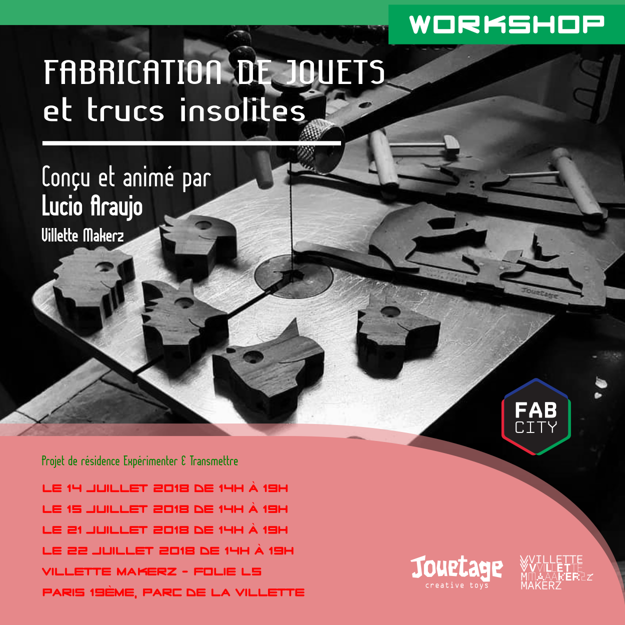 Jouetage. Atelier : Fabrication de jouets et trucs insolites